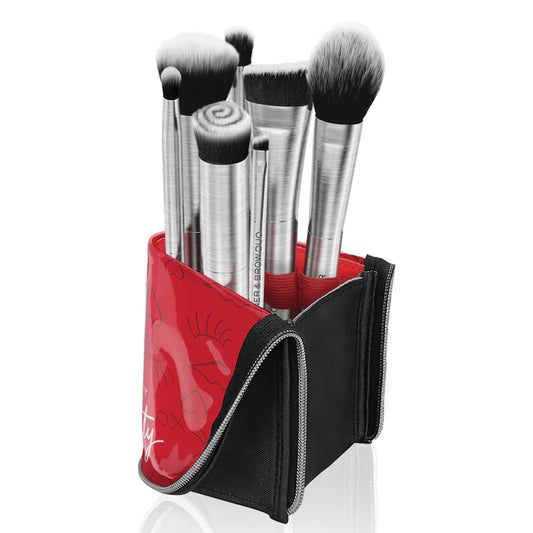 Make it pretty Makeup brush set & travel case